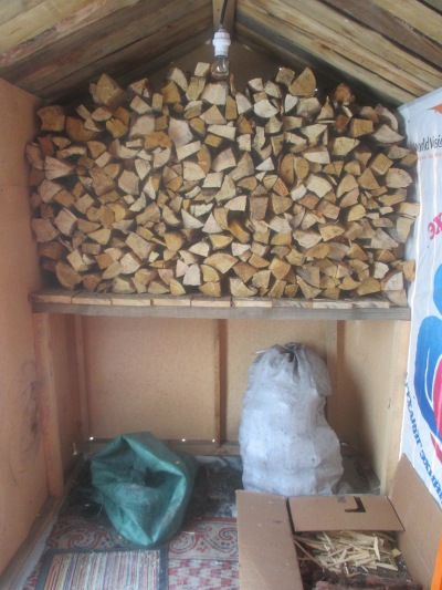 The haul from an average wood-chopping session